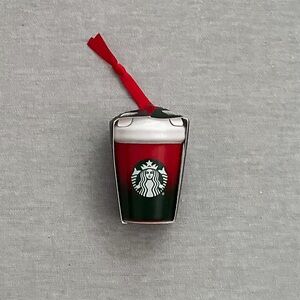 Starbucks Red and Green Ornament